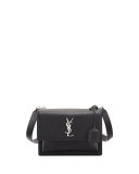 Sunset Medium Crossbody Bag, Black