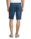 Hess Cutoff Denim Shorts, Blue