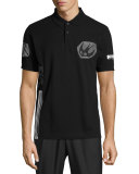 Bird Logo Graphic Short-Sleeve Polo Shirt