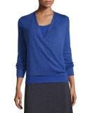 4-Way Lightweight Cardigan, Wild Blue, Petite