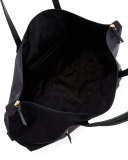 Ella Packable Overnight Satchel Bag, Black