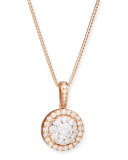 Bouquet 18k Rose Gold Diamond Pendant Necklace