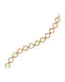 Metropolis 18k Octagonal Link Diamond Bracelet