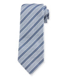 Rep-Striped Silk Tie