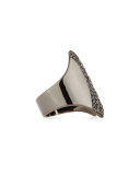 Reckless Elite Ring with Black Diamonds