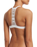 Amber High-Neck Swim Top