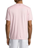 Solid Short-Sleeve Pocket T-Shirt, Pink