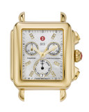 18mm Deco Diamond Dial Watch Head, Gold