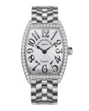 Ladies Curves Stainless Steel Diamond Watch