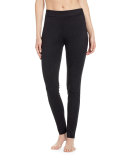 Velour Leggings, Black
