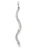 Caviar Icon Three-Row Bracelet