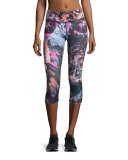 Tempest Rose Core Capri Leggings, Multicolor