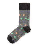 Multicolor Polka-Dot Socks