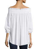 Lou Off-The-Shoulder Solid Top