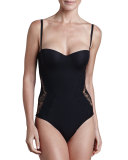 Allure Convertible Bodysuit, Black