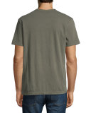 Crewneck Knit T-Shirt, Taupe