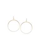 14k Large Gloss Bangle Hoops