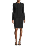 Carwash Zip-Front Jacket, Black