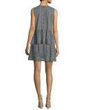The Jubilee Embroidered Tank, Gray