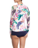 Orchid Canopy Long-Sleeve Rashguard w/Mesh Sleeves