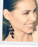 Densi Chandelier Horn Earrings