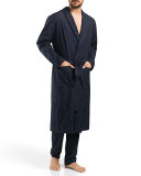 Raffael Patterned Jacquard Robe