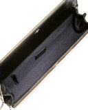 Sweetie Lacquered Acrylic Clutch Bag, Yellow
