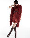 Double-Face Multi Animal-Print Sleeveless Dress