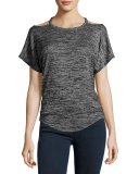 Cutout Short-Sleeve T-Shirt