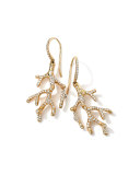 Stardust 18k Branch Earrings with Diamonds
