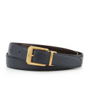 Reversible Belt with 18k Brass Buckle