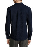 Crinkled Pocket Sport Shirt