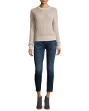 The Stiletto Skinny Cropped Jeans, Pistol
