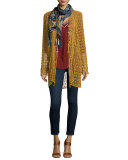 Faith 3/4-Sleeve Embroidered Blouse, Plus Size  