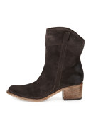 Martina Suede Bootie, Anthracite