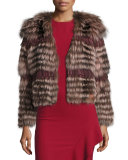 Toscana Fur Coat w/Suede Fringe