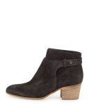 Harriet Suede Ankle Boot, Pewter