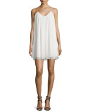 Malie Sleeveless A-Line Dress, Ivory