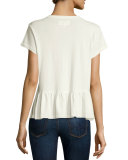 The Ruffle Washed Tee