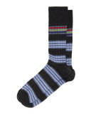 Merino Striped Wide-Rib Socks