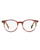 Delray Round Optical Frames, Red