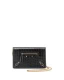 Classic Crocodile-Embossed Wallet-on-Chain