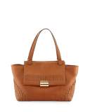 Bitter Medium Woven Tote Bag, Sella