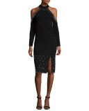 Beaded Knit Pencil Skirt