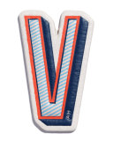 "V" Leather Sticker for Handbag