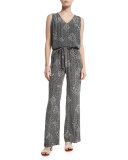 Salaite Batik Paisley-Print Silk Top