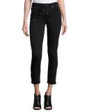 Hoxton Lace-Up Ankle Peg Jeans, Hayes