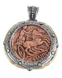Men's Aeolus Two-Sided Apollo Pendant w/Spinel