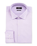 Juan Slim Fit Cotton Dress Shirt, Light Purple