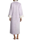 Faux-Fur Zip-Front Caftan, Plus Size